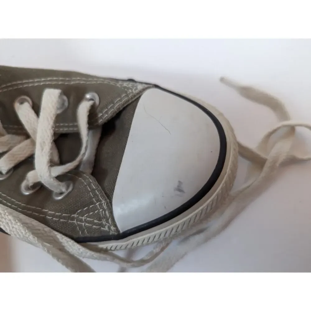 Converse Chuck Taylor All Star Hi Top Gray With Stitch Issue on Back Size 5